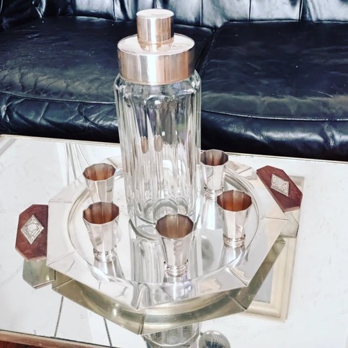 Important cocktail shaker set - shaker,