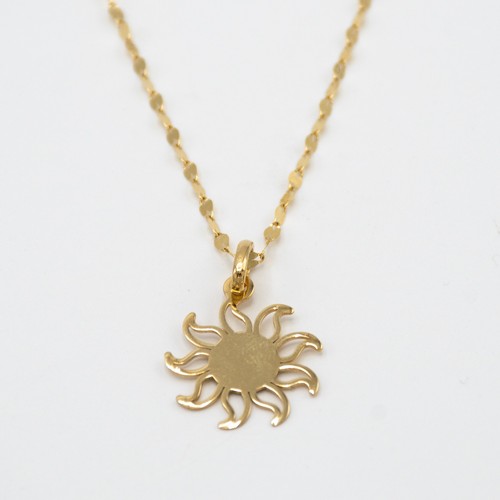 Collier jaune 18 - collier,