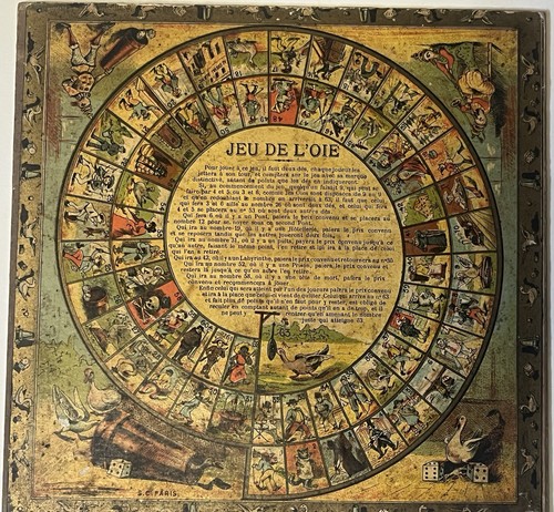 Plateau jeu oie - jeu, l'oie
