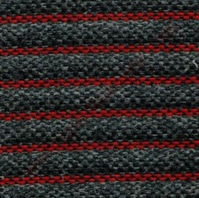 TISSU MONACO RAYE GRIS ET