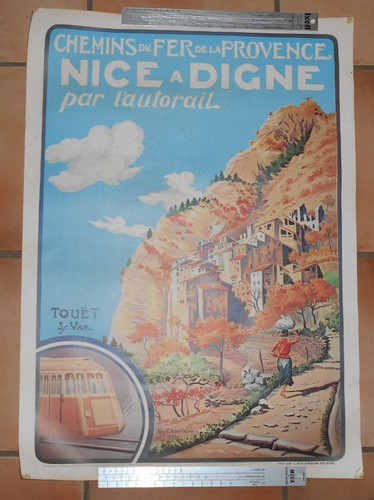 Affiche chemin fer de - affiche,,