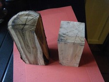 2 carrelets faux ébénier