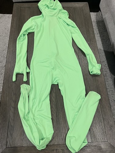Mens full body green leotard - green,