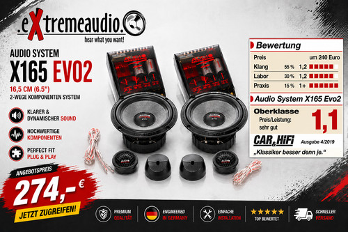 Système audio x165 evo - audio,
