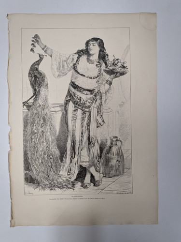 Gravure algerienne p - :, m