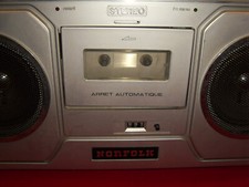Ancien radio K7 cassette audio