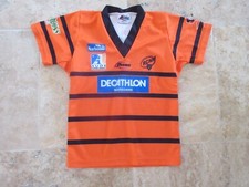 Maillot rugby RCNM NARBONNE Proact orange shirt XXXS 6 ans