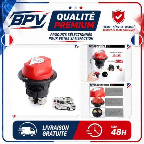 Coupe circuit batterie - batterie, 12v-24v