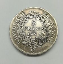 5 FRANCS = L'AN 7 Q Perpignan