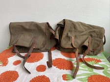 2 anciennes besace musette militaire soldat tampon armée guerre ? Vintage