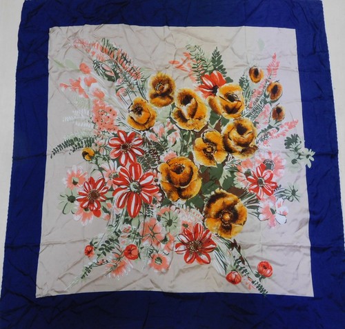 Foulard vintage soie - soie, 100%