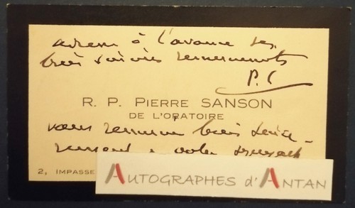 Cdv père pierre sanson de - père,