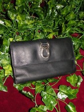 Compagnon Portefeuille à rabat en cuir noir Arthur & Aston