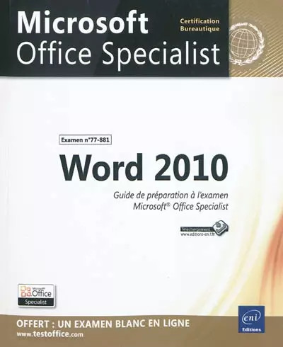 Word 2010 préparation à - 2010,
