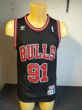 Maillot Chicago Bulls Vintage Rétro Basket Ball RODMAN Collection Collector Rare