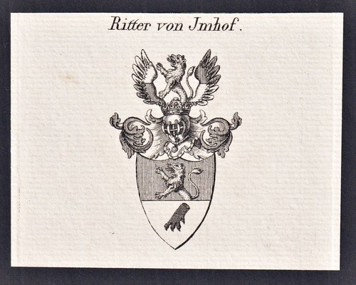 Ritter von imhof blason - ritter,