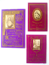 3 IMAGES PIEUSES XIXè SUR