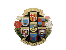 Plaque de calandre émaillée