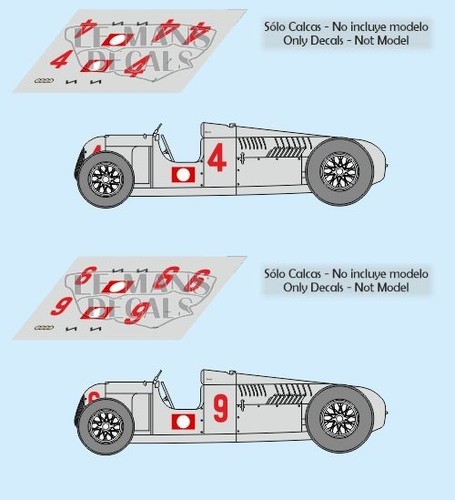 Décals auto union - décals, c