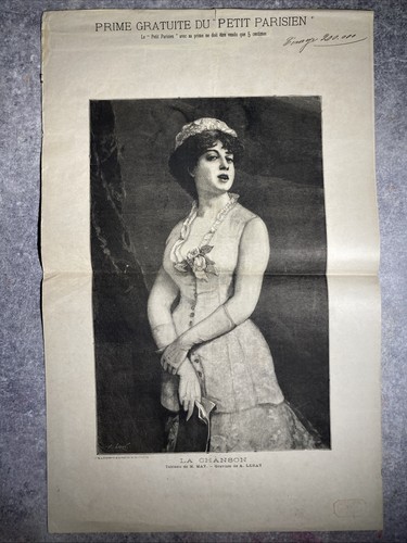 Lithographie chanson may - lithographie, la