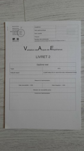 Livret vae bts cgo validé - vae,