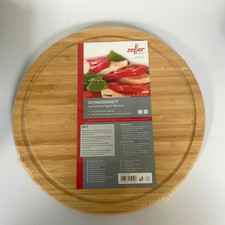 PLANCHE A DECOUPER EN BAMBOU DE HAUTE QUALITÉ RONDE 30 CM