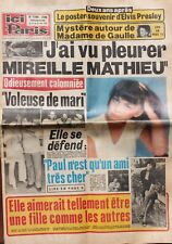 ICI PARIS n 1780 POSTER ELVIS