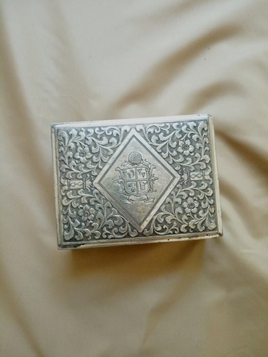 Boîte argent ancienne - boîte,