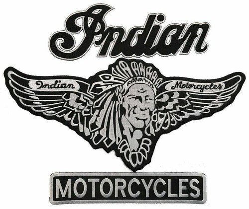 Indian chief skull wings biker - wings,
