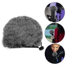  Housse de protection en peluche pour microphone Ktv, housse de protection pour