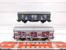2X Electrotren H0 DC Wagons De Fret 1404 Abonos Renfe Transfesa DB #DY728-0,5