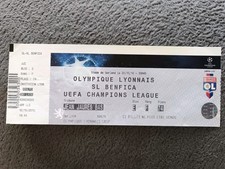  Ticket LYON BENFICA LISBONNE