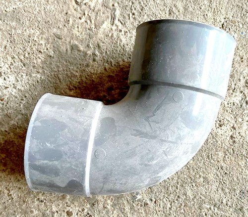 Coude simple évacuation pvc - simple,