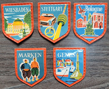 Lot de 5 Anciens écussons - Collection Europe -  Café MAURICE
