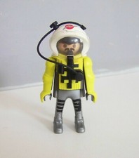 PLAYMOBIL (D404) ESPACE -  Astronaute Pilote Jaune Vaisseau Spatial 3080 