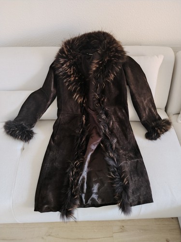 Manteau fourrure daim - fourrure,