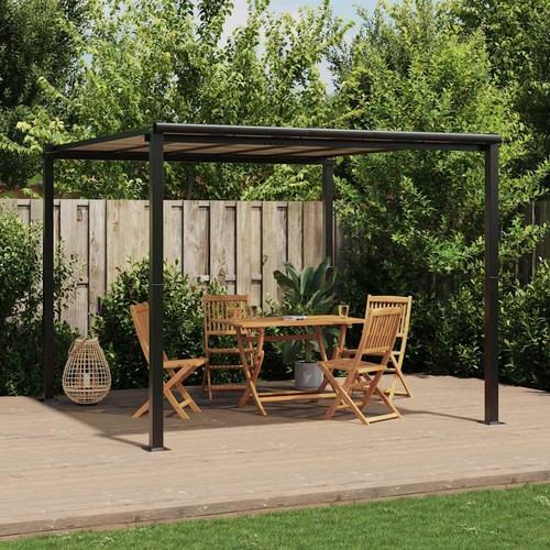 Tonnelle jardin anthracite - de,