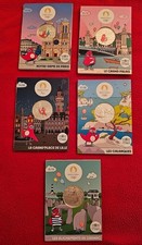 LOT DE 5 PIECES DE 10 EUROS JO