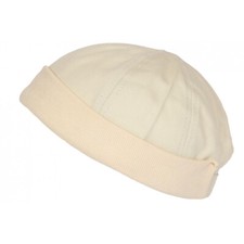 Bonnet Docker Beige en Coton