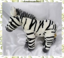 Peluche Doudou Zèbre Blanc