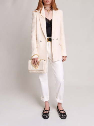 Maje jean femme - jean, blanc