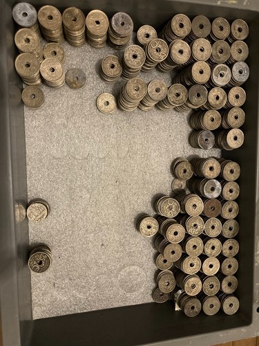 Lot 100 pièces - 100, 25
