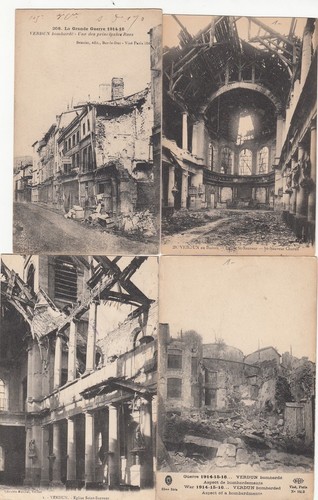 Lot old postcards - war, 14-18