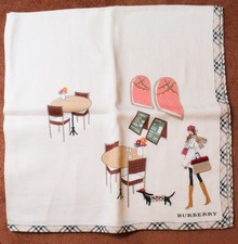 Burberry carré en coton beige