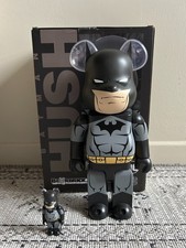 MEDICOM TOY Bearbrick x Batman Hush Black Be@rbrick 400% & 100% - Neuf