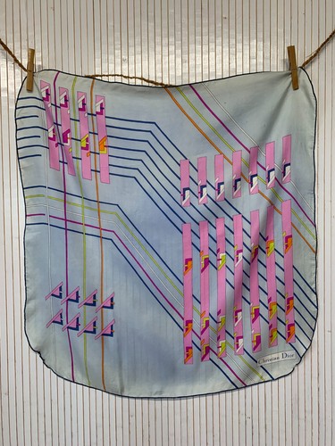 Foulard carré soie - de,