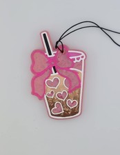 Pink Heart Boba Freshie with