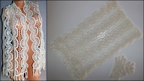 Foulard femme franges - foulard, à