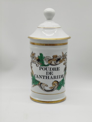 Pot pharmacie porcelaine - pot,
