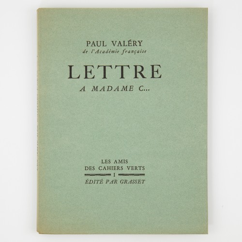 Paul valery lettre madame - paul,